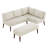 3-Piece Upholstered Dining Chair Set