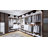 Piera 58'' - 74'' W Closet System with Coat Rack, 3 Wood Drawers, 11 Shelves and Shoe Rack-1922098532