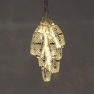 Marrakesh Outdoor 10 - Bulb 15'' Solar Powered LED Novelty String Light