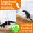 Cat Window Perch - Cat Hammock For Window - Solid Wood Seat & Strong Suction Cups - Cat Window Bed & Furniture For Cats Inside - Hanging Window Shelf For Small Medium Indoor Cats