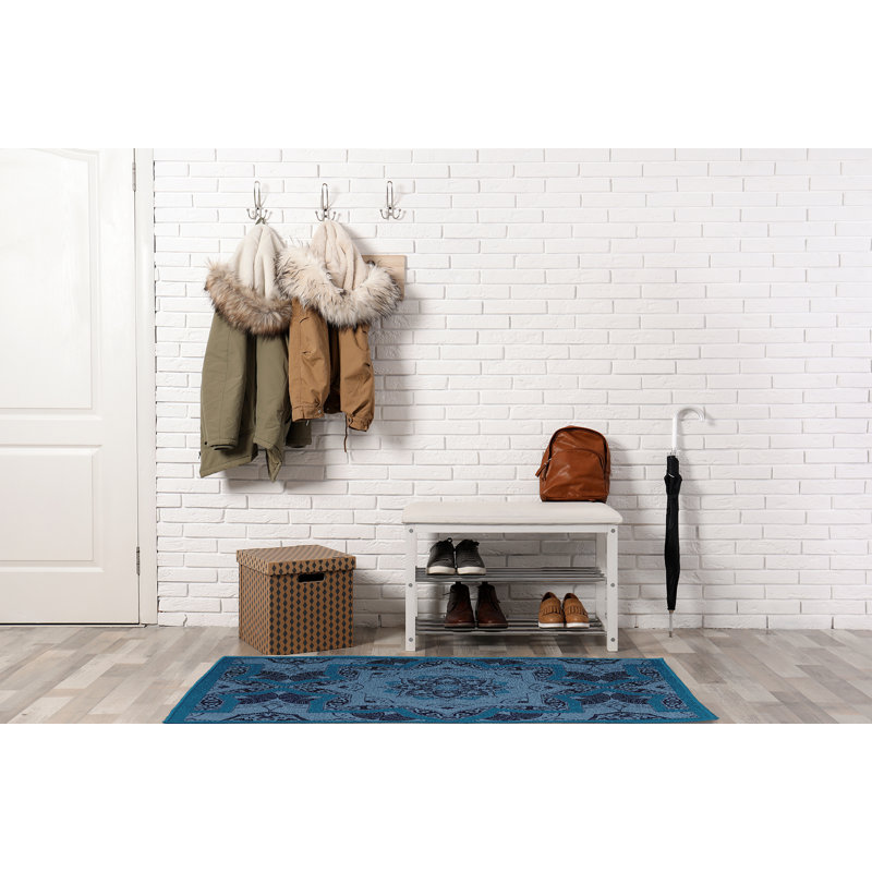 Chenille Geometric Indoor Rug, Rectangle 3' x 5'