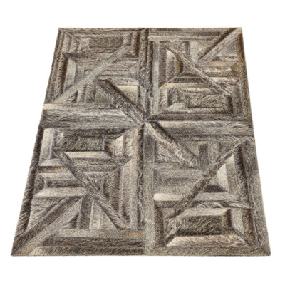 Tapis gris foncé Munford