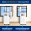 Climatiseur portatif 8 000 BTU SereneLife - modes 4-en-1 de refroidissement, de chaleur, de déshumidification et de ventilation