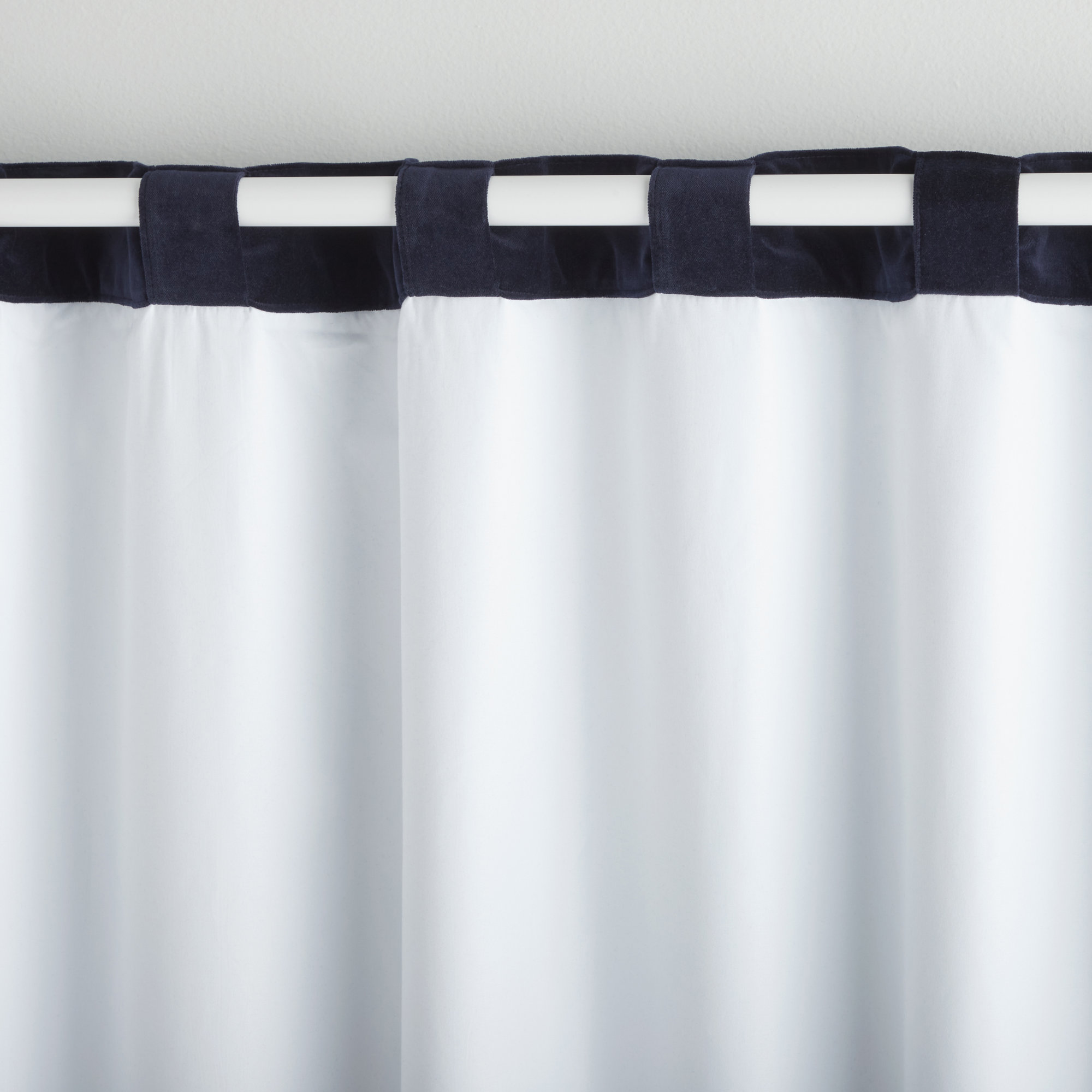 Vincenzo Blackout Curtain, 52" W x 96" L, Navy