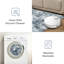 Tapis moderne lavable abstrait avec envers antidérapant-111688901