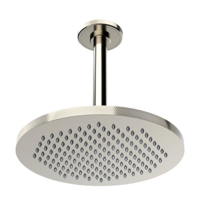Rainstone Rainshower Head - Industrial, Knurled
