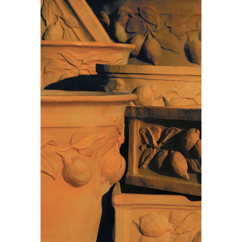 Zachariah Fiberglass Planter, Small