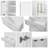 72.2'' Tall Freestanding Bathroom Cabinet With 3 Drawers, Adjustable Shelf, Soft-Close Doors, And Modern Elegant Design.-517720860