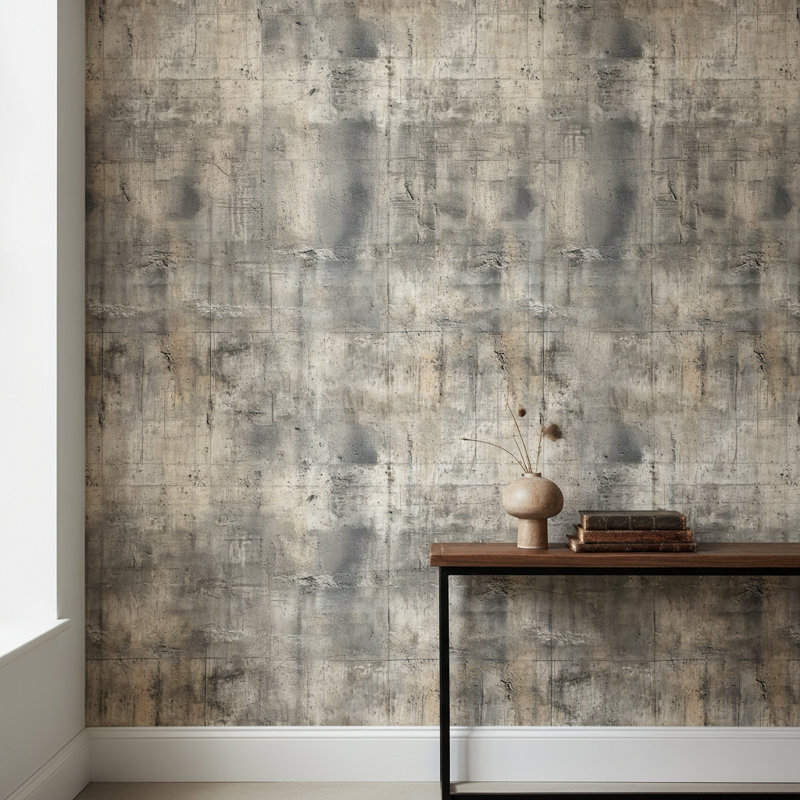 Stone Wall Wallpaper Textured Weathered Wall Mural