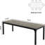 Bureau d'ordinateur, table de direction, bureau rectangulaire