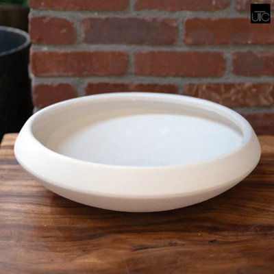 Stoneware Flower Pot Beige