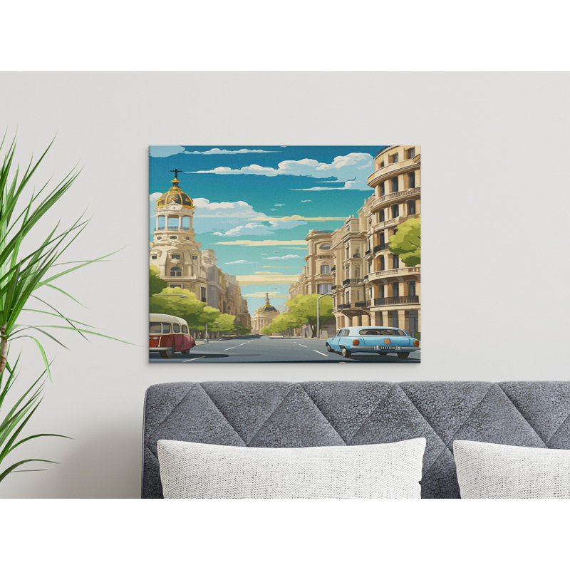 Parkes Wrapped Canvas Print Set, 48x32