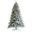 Sapin de Noël artificiel vert/blanc 7,5 '