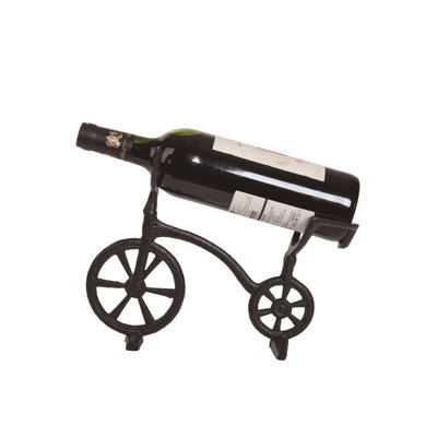 Porte-bouteilles de vélo en métal noir 11 po