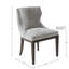 Chaise rembourrée Hutton