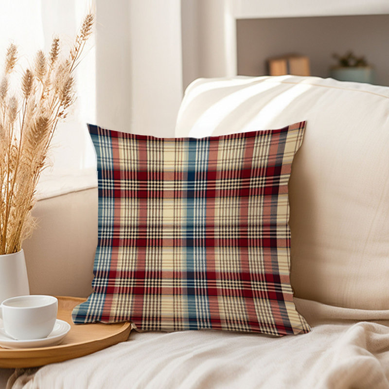Retro Plaid Pattern  VII, 20"H x 20"W