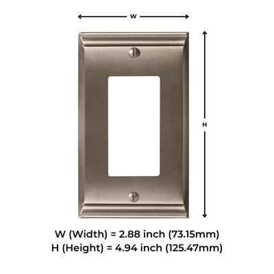 Candler 1-Gang Rocker Wall Plate