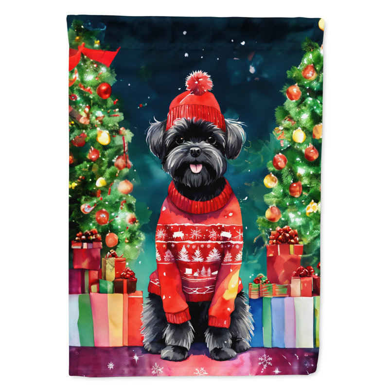 Double Sided Polyester Christmas, 15.5'' H x 11.25'' W