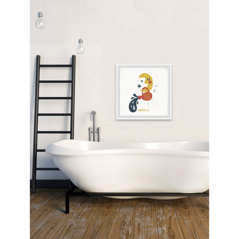 I'm An Aquarius - Single Picture Frame Print, 81cm H x 81cm W