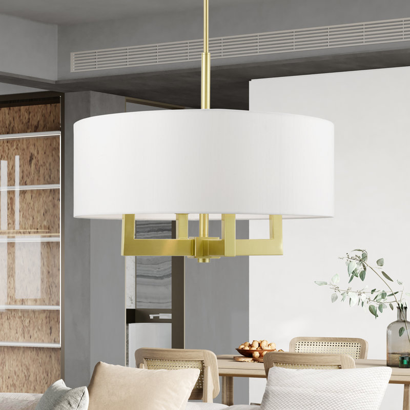 Lustre suspendu Bartosch, Laiton satiné