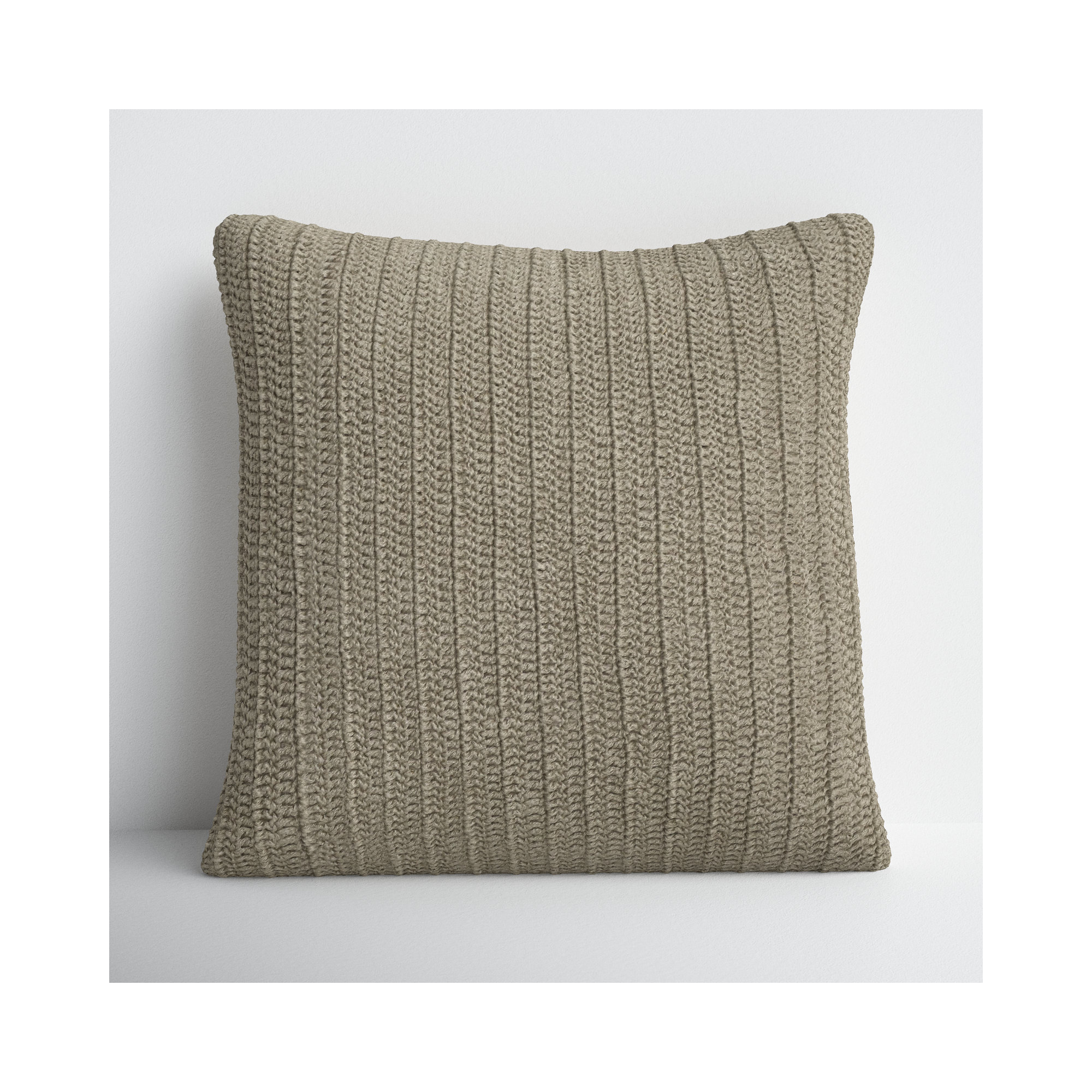 Rowan Cotton Throw Pillow, Natural