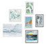 Ensemble de 6 toiles murales sur toile