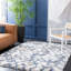 Tapis ivoire / bleu Castiglione-87206533