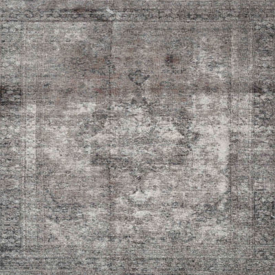 Tapis gris/beige traditionnel Monastiri