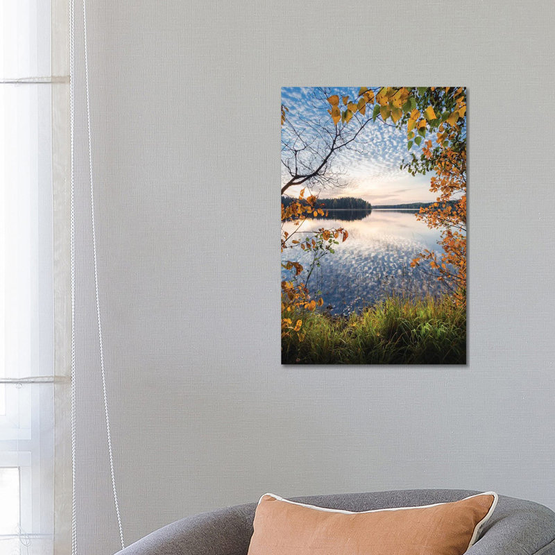 Liesjärvi Autumn by Lauri Lohi - Wrapped Canvas Print, 66.04 cm H x 45.72 cm W x 1.91 cm D