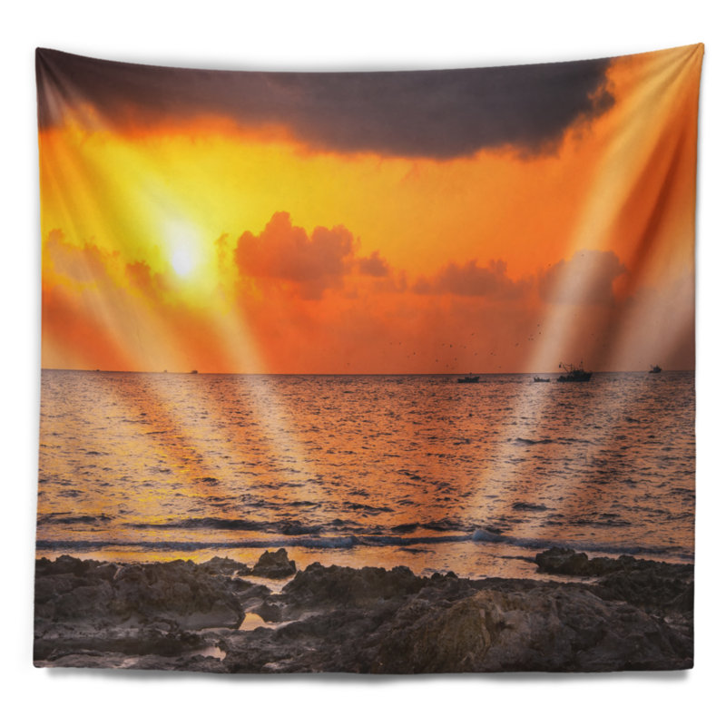Polyester Tapestry, 50" H x 60" W