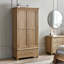 Jeremey 2 Door Solid Wood Wardrobe