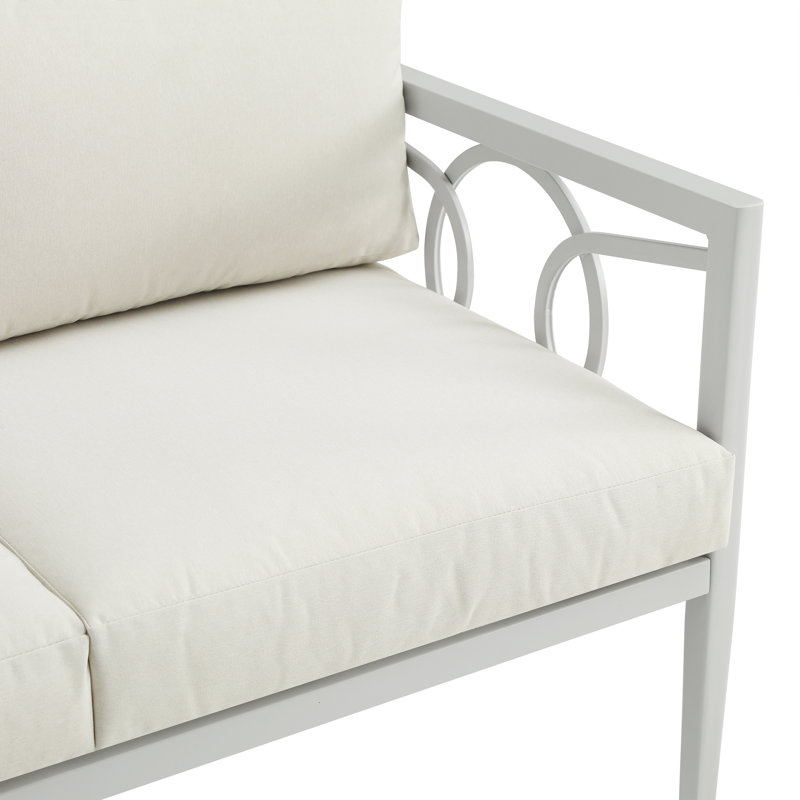 Vivie 2 - Person Patio Conversation Set with Cushions