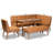 6 - Person Four Leg Dining Set
