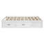 Lit plateforme double avec 6 tiroirs de rangement, blanc antique-1837385180-1837385183