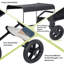 Poussette convertible à 4 places avec auvent pliable et à roulettes pour tout-terrain