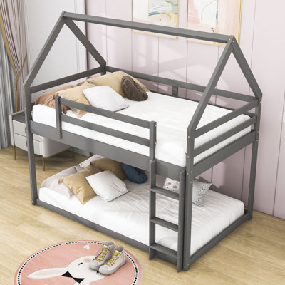 Vandever Kids Twin Over Twin Bunk Bed