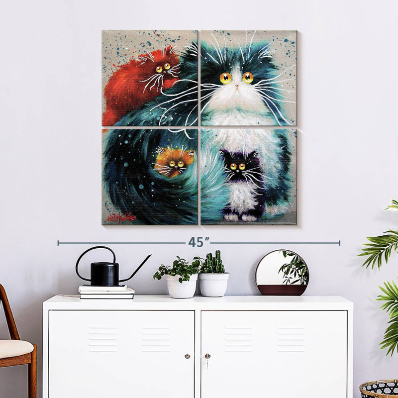 Brampt Purrenting, 32" H x 32" W