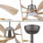 Hydle 60'' Ceiling Fan with LED Lights-1351748609