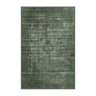 Tapis vert de style oriental