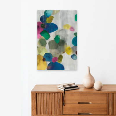 Shapes And Colors  Shadow Pebbles I Art