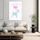 «Classy Lucy», art abstrait rétro, paysage naturel, abeille