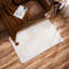 Tapis blanc à poils longs Haja Fluffy-55218867