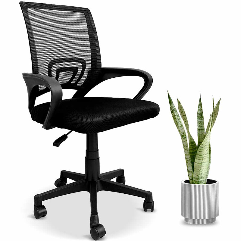 Ergonomic MC1 Mesh Office Chair with Adjustable Features - Black and White