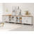 Scarlett TV Stand For Tvs Up To 105 Inch, Wood TV Console Table For 85 Inch TV, Entertainment Center With Glass & Wood Door, Kitchen Sideboard Buffet Cabinet For Dining Room-1777143778