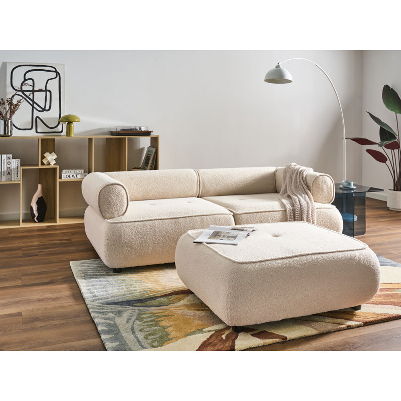 SALLA Sofa, Off White Boucle