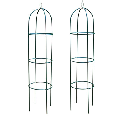 190cm H x 42cm W Metal Obelisk