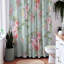 Rideau de douche à motif floral Loray 72 po x 72 po Loray