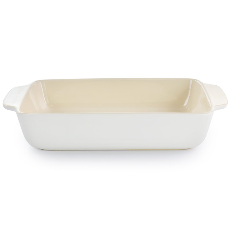 Crock-pot Artisan 1.25-Quart Stoneware Rectangular Bake Pan, Gradient Teal