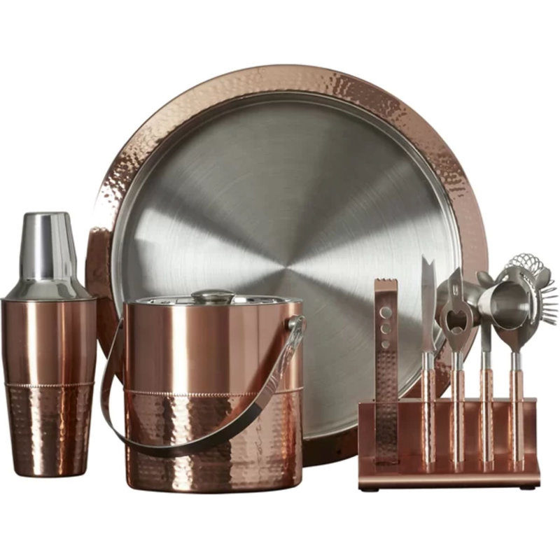 Ensemble d'outils de bar 9 pièces Burkhalter, Cuivre