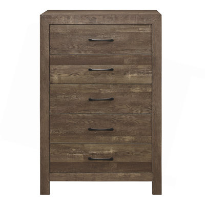 Meuble de chambre simple en métal noir 5 pièces
